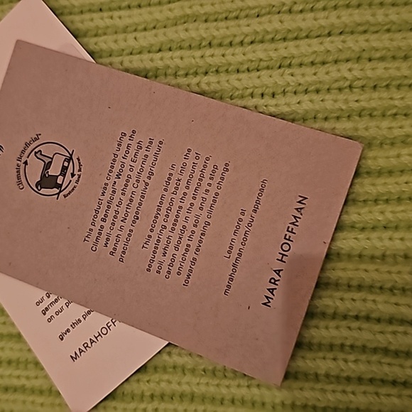 NWT Mara Hoffman scarf, Beanie and fingerless gloves set - Picture 4 of 6